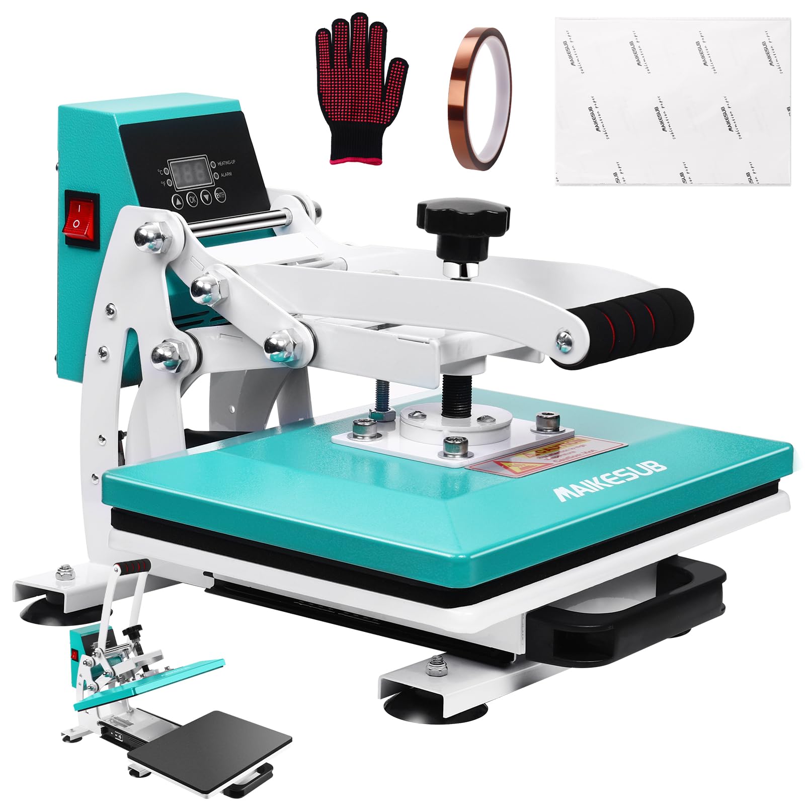 Amazon.com: MAIKESUB 12x10 Inch Heat Press Machine for T Shirts